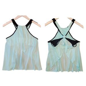 Victoria's Secret Open Back Fly-away Built-in Sportsbra Tank Top Workout Tank M